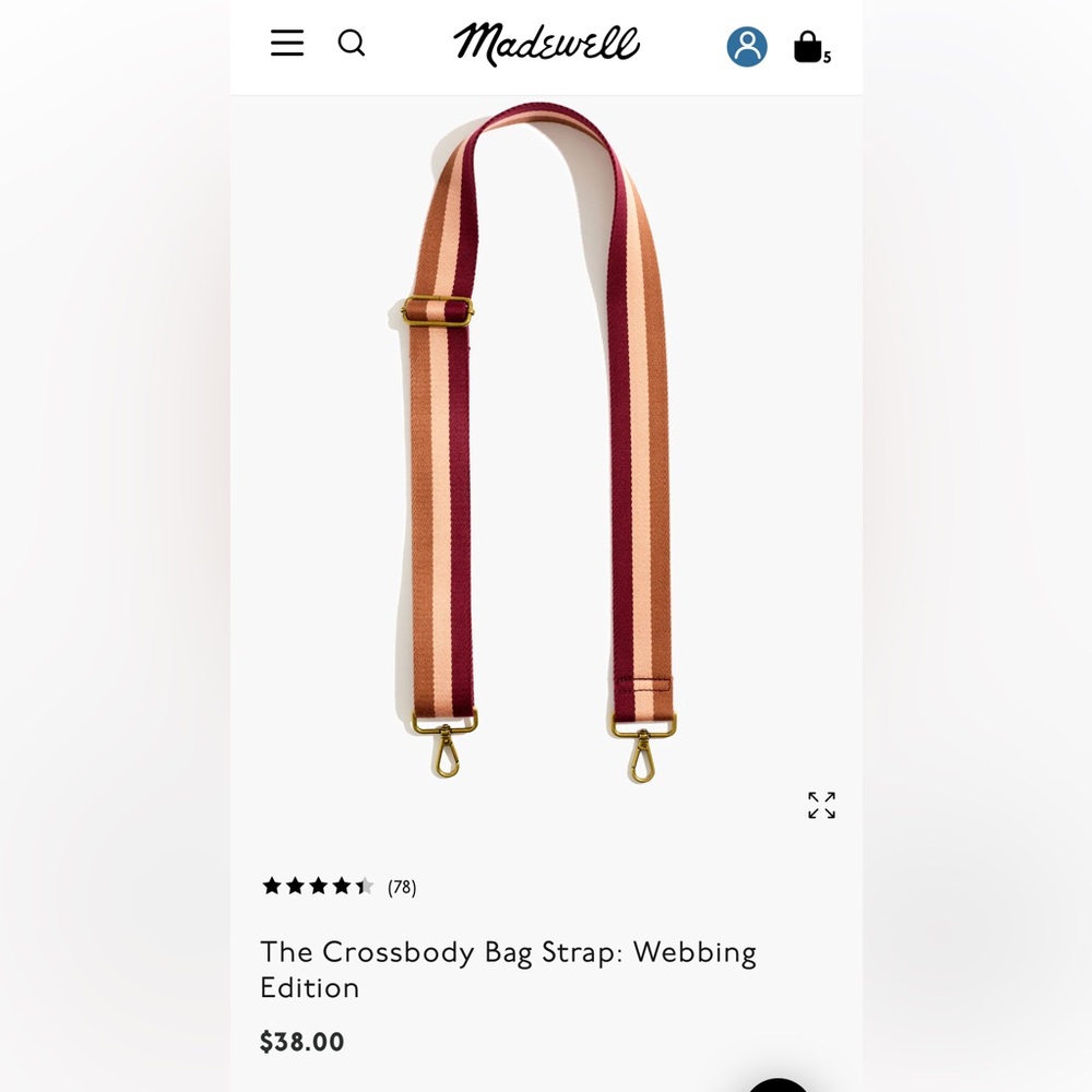 Madewell Crossbody Bag Strap